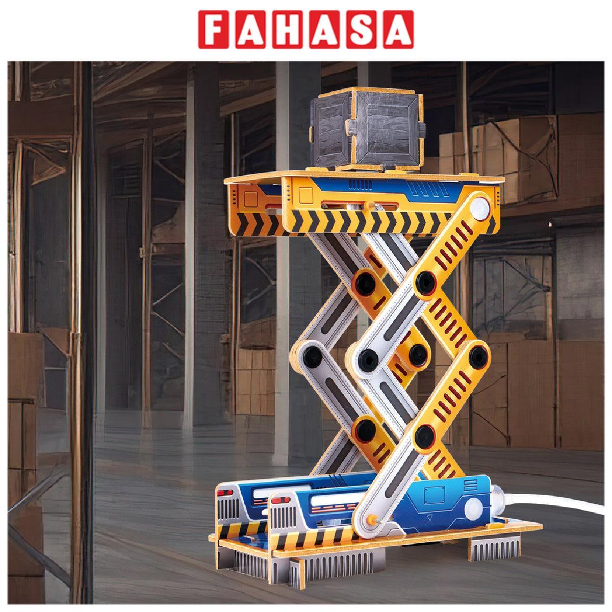 Đồ Chơi Giáo Dục STEAM - Thang Nâng Thủy Lực Tự Chế Nat Geo - National Geographic DS1114h