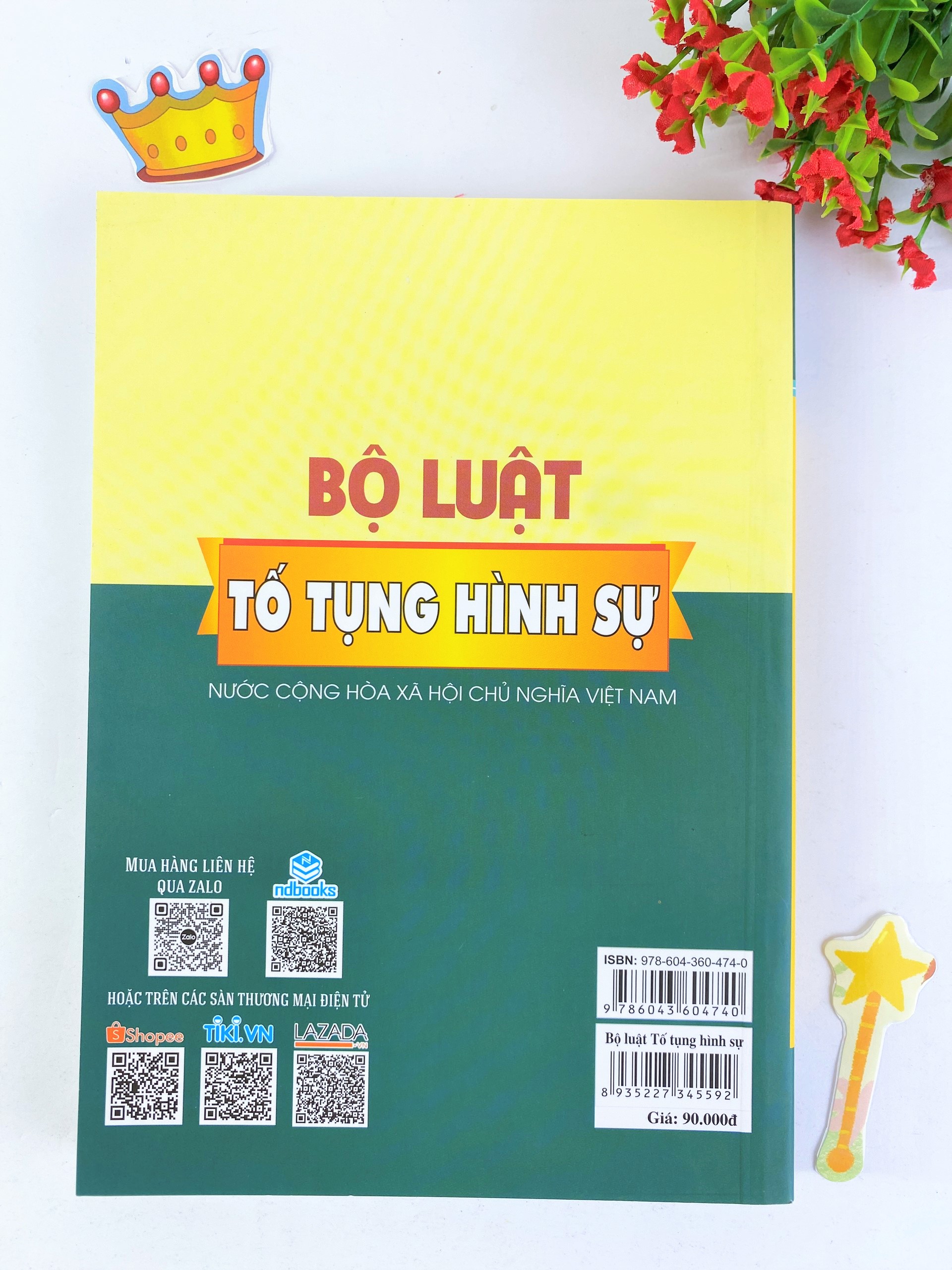 Sách - Combo 2 cuốn Bộ luật hình sự và Bộ luật tố tụng hình sự (Hiện hành) - ndbooks