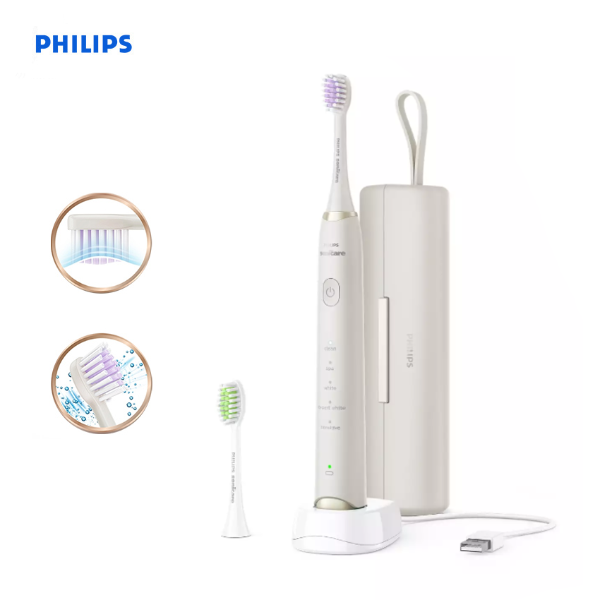 Bàn chải đánh răng điện Philips Sonicare Gentle Multi-effec HX2491/01 Serial 3900 - Hàng Nhập Khẩu