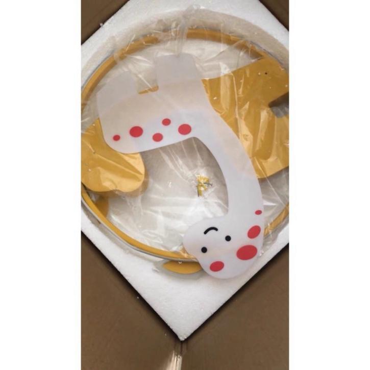 Đèn trần phòng trẻ em,đèn trần hình hươu cao cổ vàng DT DDT