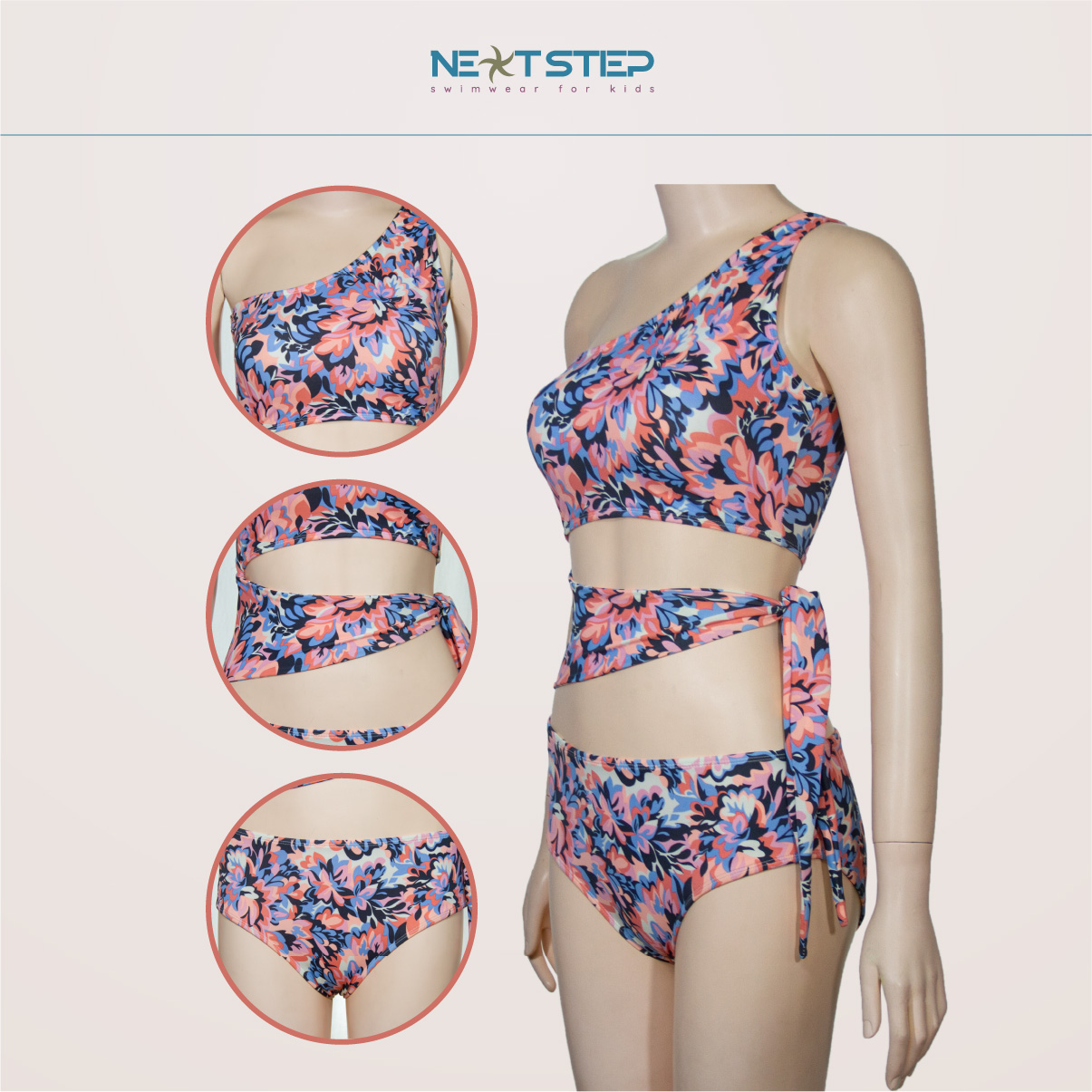 Đồ bơi nữ, Bikini đi biển cho bạn gái 1 mảnh sexy quyến rũ hơn, khoe vóc dáng xinh đẹp gợi cảm, dây cột tạo điểm nhấn cá tính, mẫu Free size