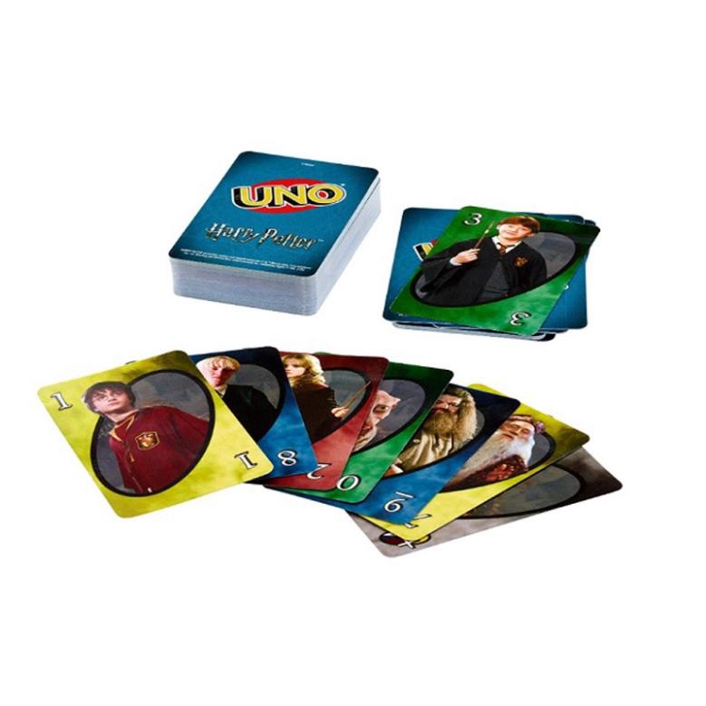 Bộ bài Uno họa tiết Phim Harry Potter độc đáo thú vị vui nhộn Cao Cấp Thẻ Cứng Bóng