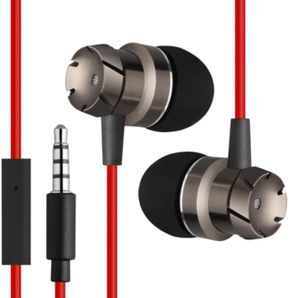 3.5mm Music In-ear Stereo Headphones Headset With Mic