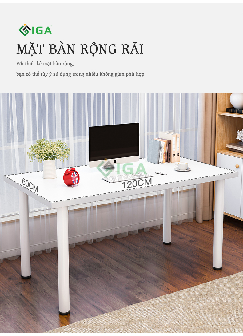 Bàn Học Bàn Làm Việc Gỗ Decor Phong Cách Gaming Trẻ Trung Hiện Đại GM62