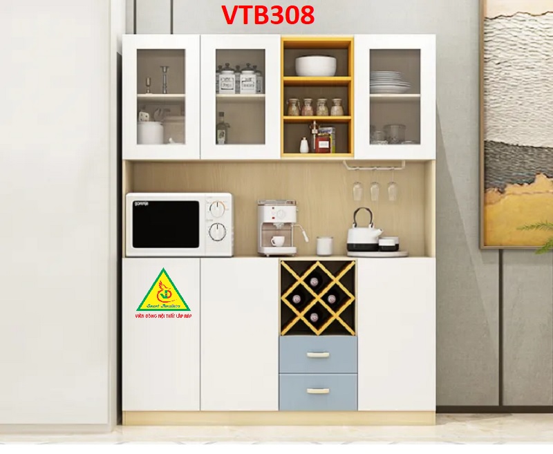 Tủ bếp, tủ nhà bếp VTB308- Nội thất lắp ráp Viendong Adv