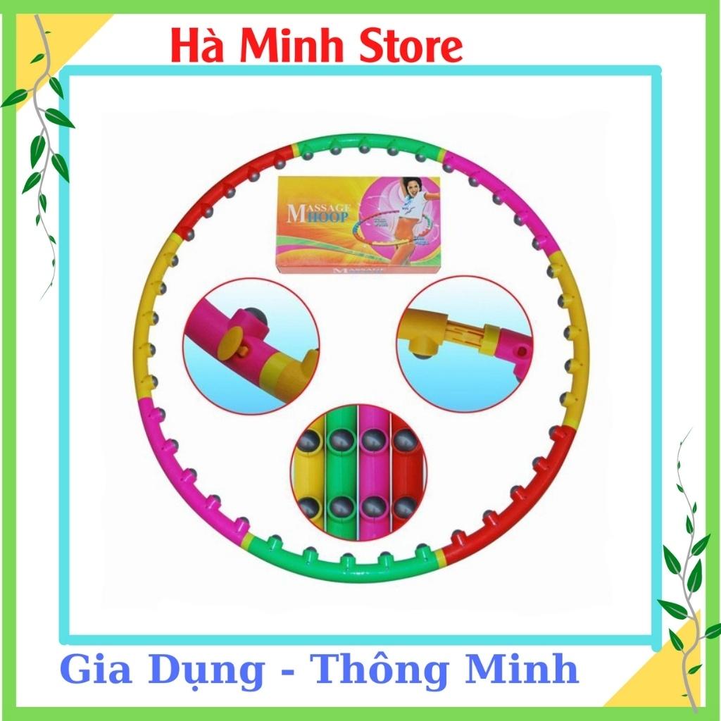 Vòng Lắc Bụng Thông Minh Tháo Rời Tiện Lợi - Vòng Lắc Eo Massage Hula Hoop Giúp Thon Gọn Săn Chắc Vòng Eo