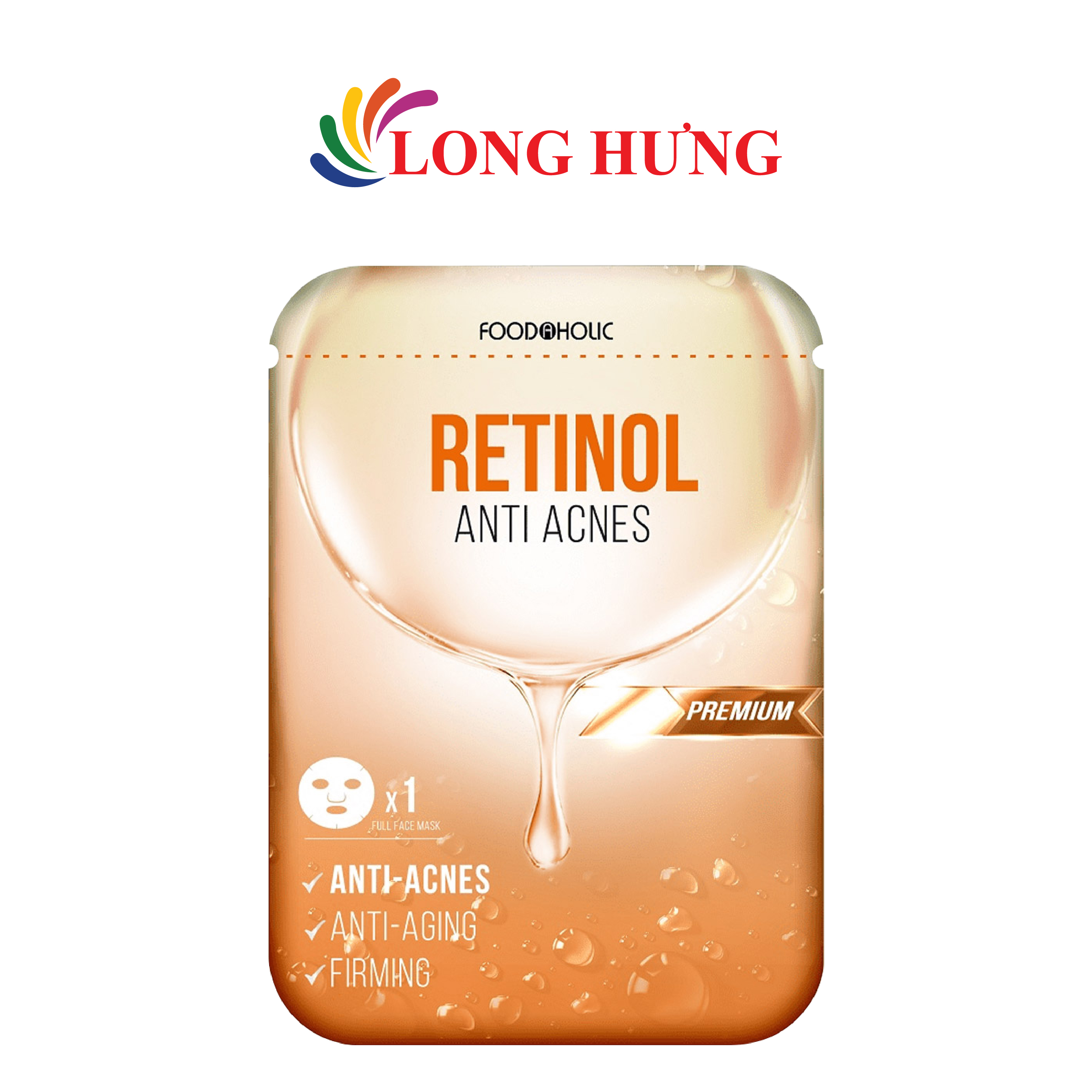 Mặt nạ giấy dưỡng da Foodaholic Premium Mask (01 miếng) - Hàng chính hãng