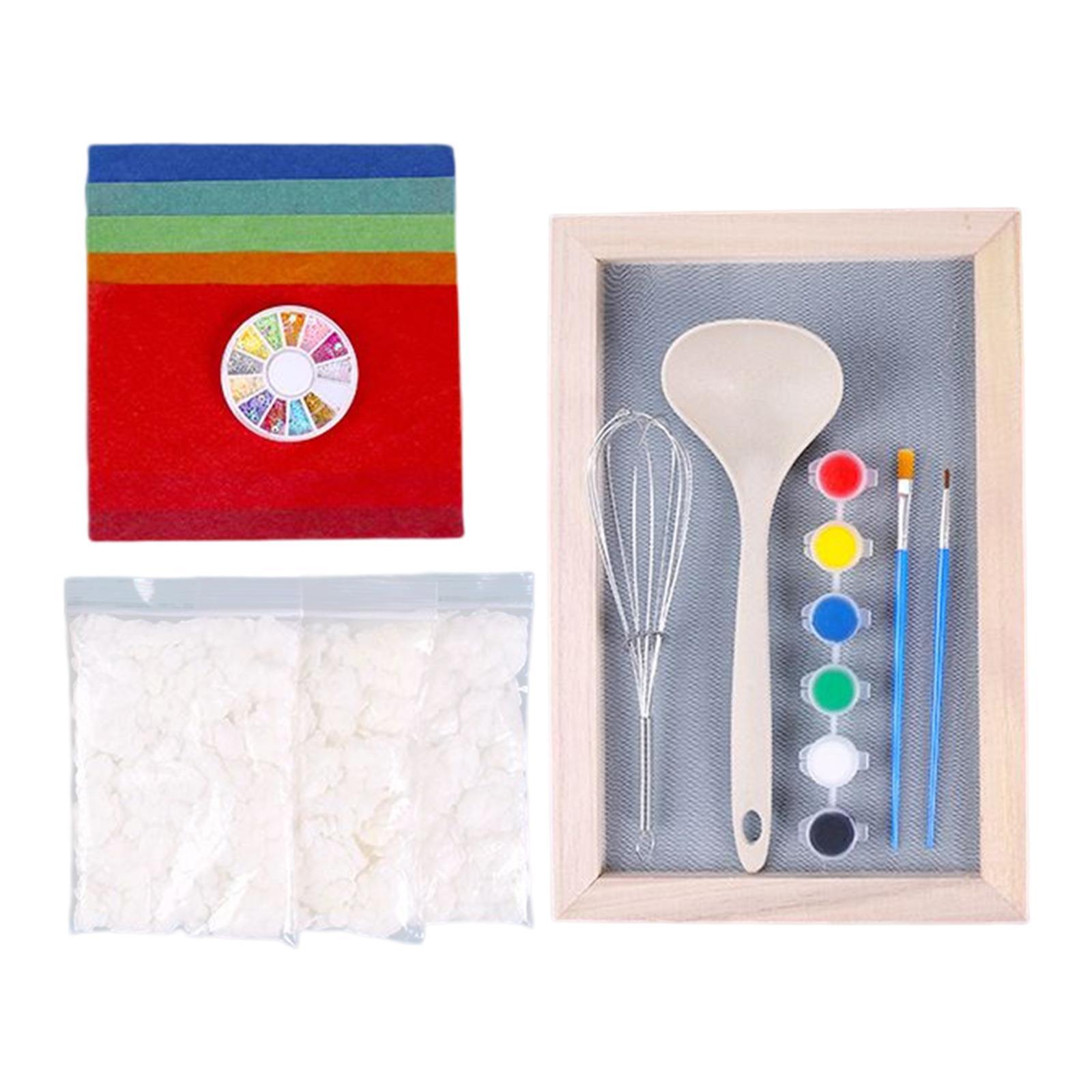Wooden Paper Making Screen Handmade Paper Making Model Set for Kids Children