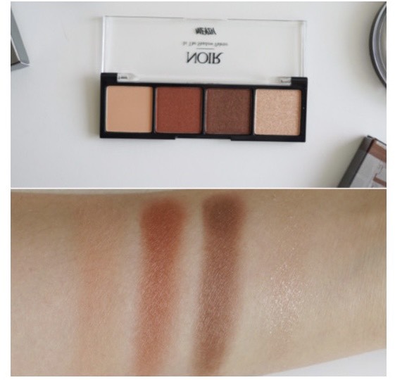 Bảng Phấn Mắt 4 Ô Merzy Noir In The Shadow Palette 6.7g