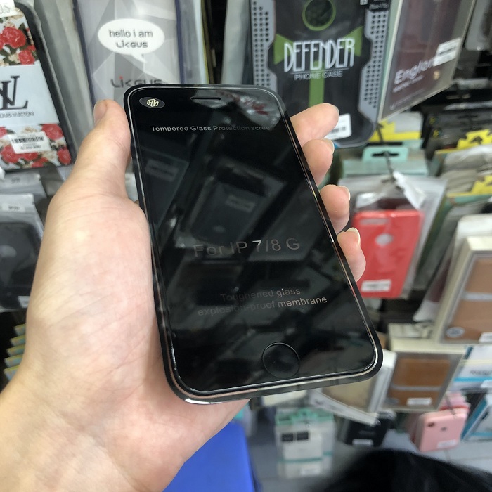 Tấm dán cường lực full màn hình chống nhìn trộm dành cho iPhone 8