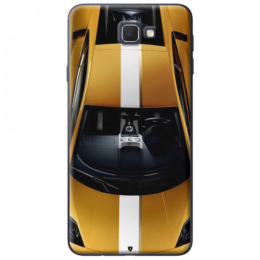 Ốp lưng dành cho Samsung Galaxy J7 Prime mẫu Xe hơi vàng