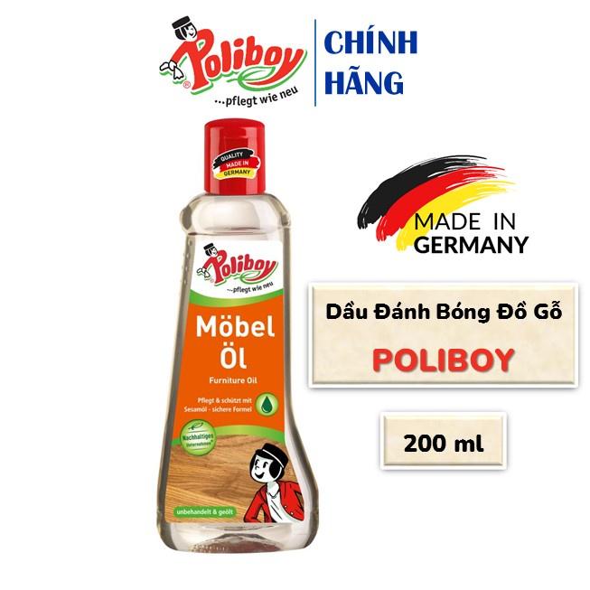 Dầu Đánh Bóng Đồ Gỗ POLIBOY An Toàn Cho Trẻ Nhỏ, Làm Mới Đồ Chơi Gỗ 200ml