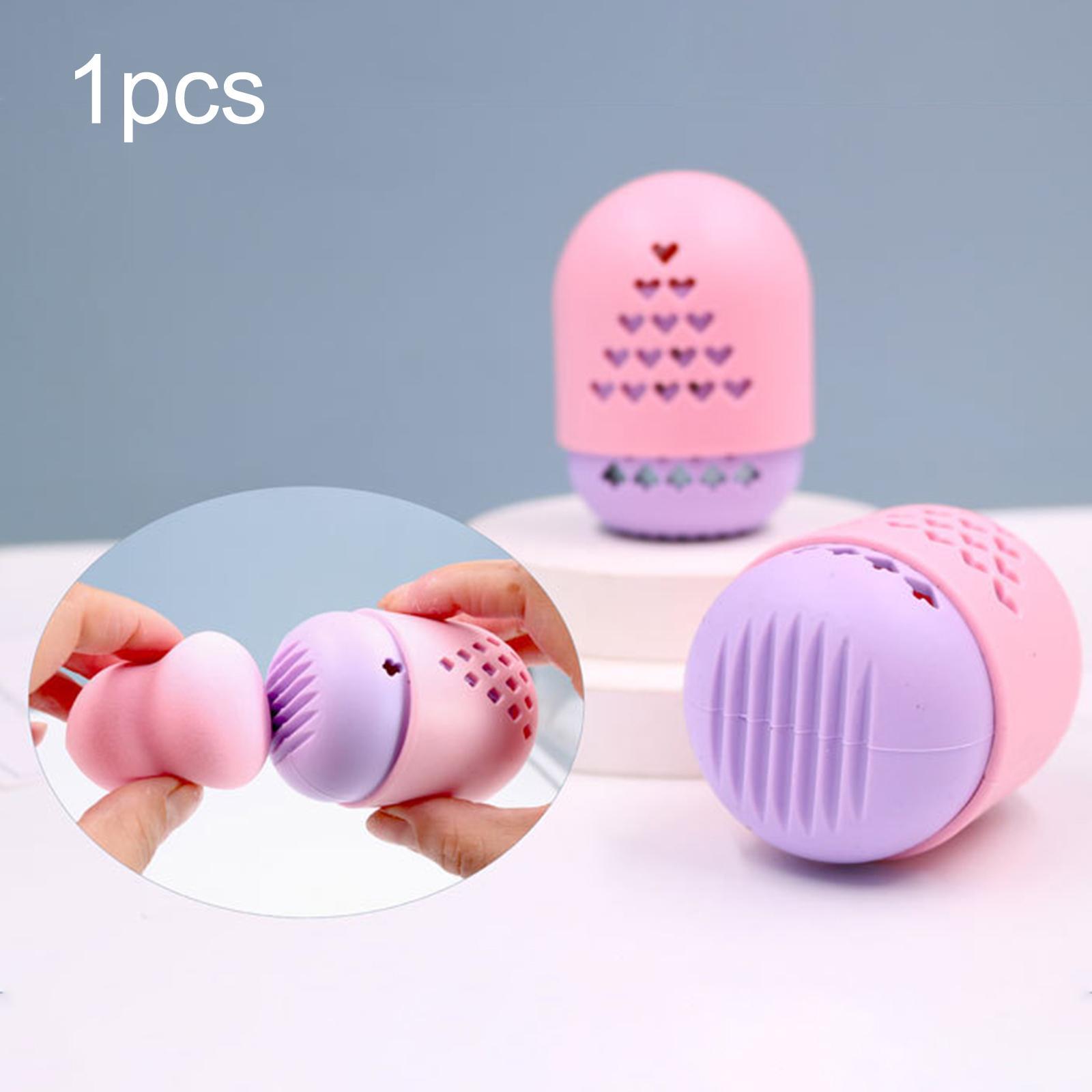 Make up Egg Storage Box  Puff Container Travel Makeup Sponge Holder