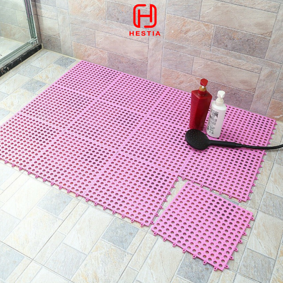 Tấm lót sàn nhà vệ sinh 3T. Vỉ nhựa lót sàn chống trơn Trải Sàn Nhà Tắm/Vệ Sinh/Nhà Bếp.