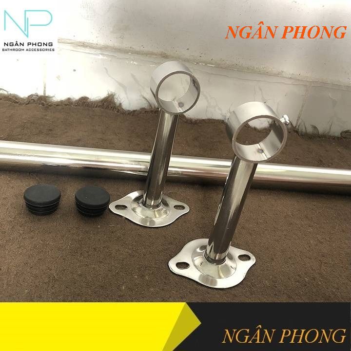 BỘ THANH TREO RÈM CỬA INOX 201