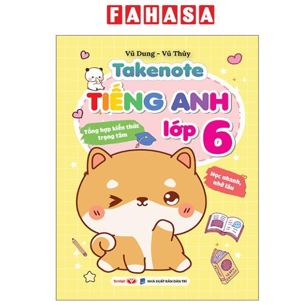 Sách - Takenote - Tiếng Anh Lớp 6