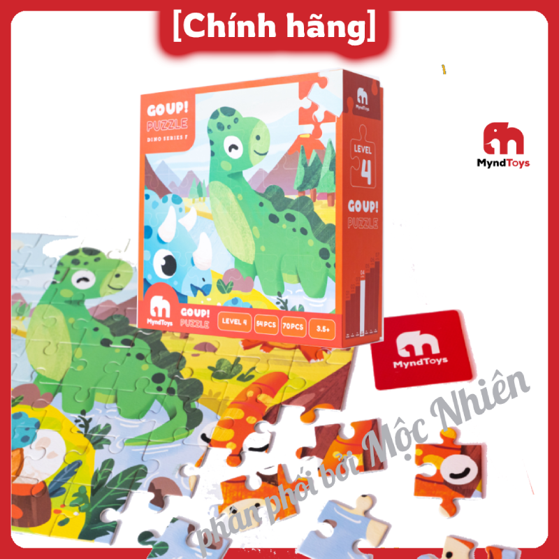 Đồ Chơi Xếp Hình MyndToys Go Up! Puzzle Level 4 - Dino Series F