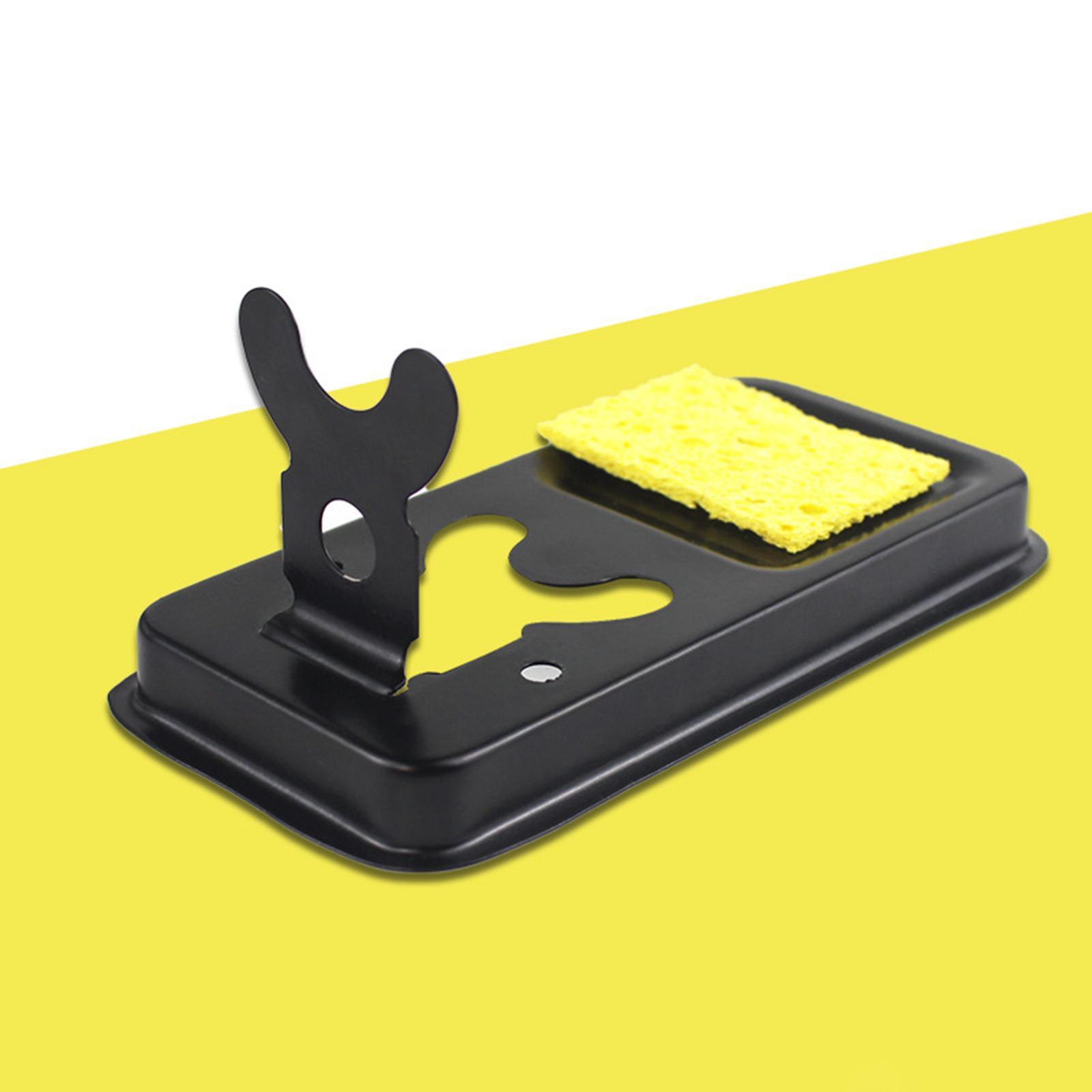 Soldering Iron Stand Compact with Tip Cleaner Sponge Soldering Iron Holder