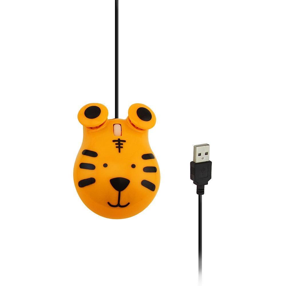 Chuột Máy Tính Có Dây USB Hình Động Vật Dễ Thương Cho Laptop