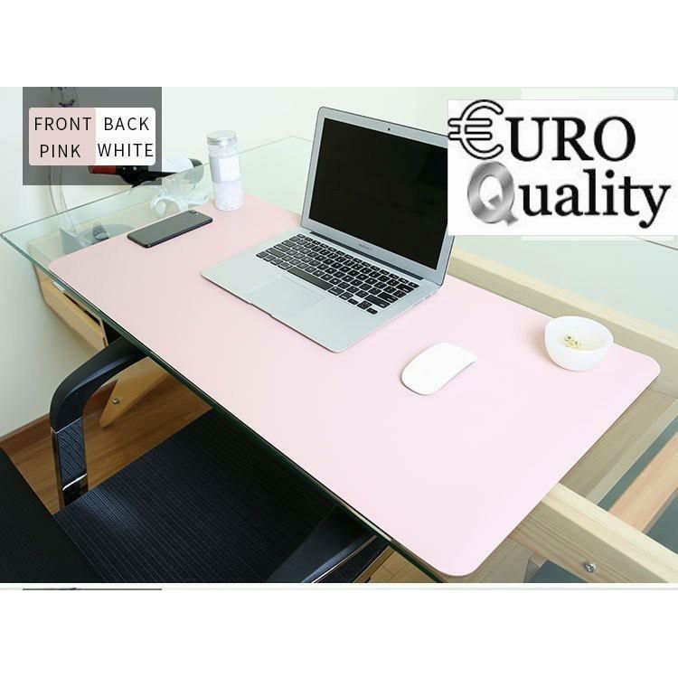 Thảm da trải bàn làm việc Deskpad 90x45cm chỉ có mặt tại Euro Quality (Xanh)