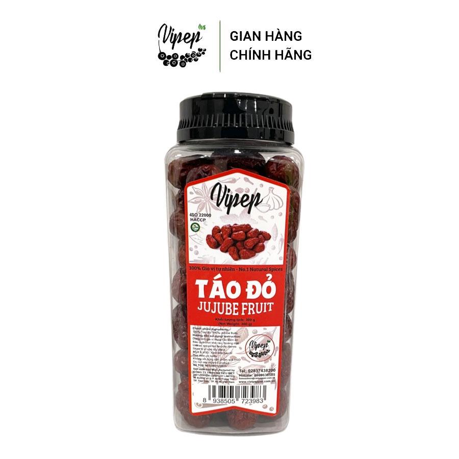 Táo Đỏ Tân Cương Tự Nhiên Vipep Hũ Nhựa 300g