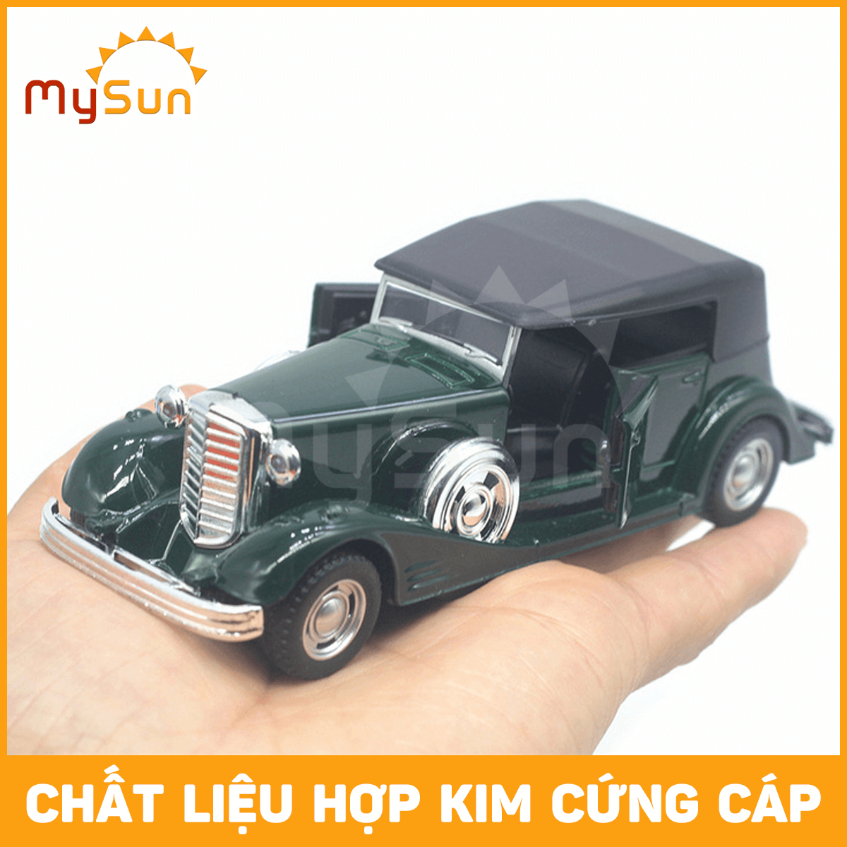 Mô hình xe hơi ô tô kim loại xe oto cổ điển đồ chơi 1:32 mini có nhạc giá rẻ