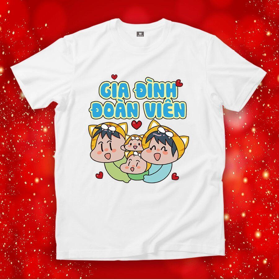 Áo thun tết IN HÌNH GIA ĐÌNH ĐOÀN VIÊN
