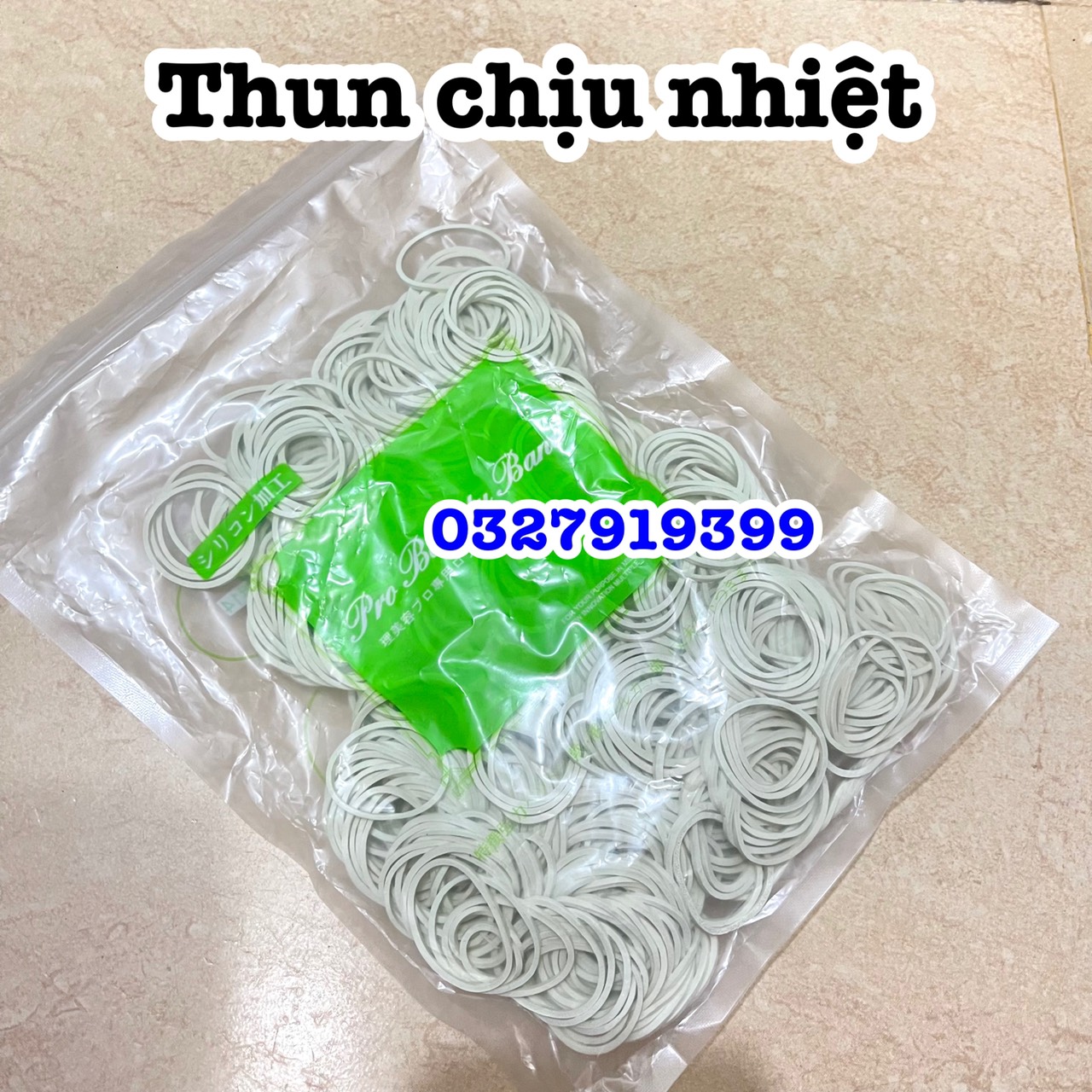 Dây thun chịu nhiệt , chống nhiệt cao cấp - túi 200g