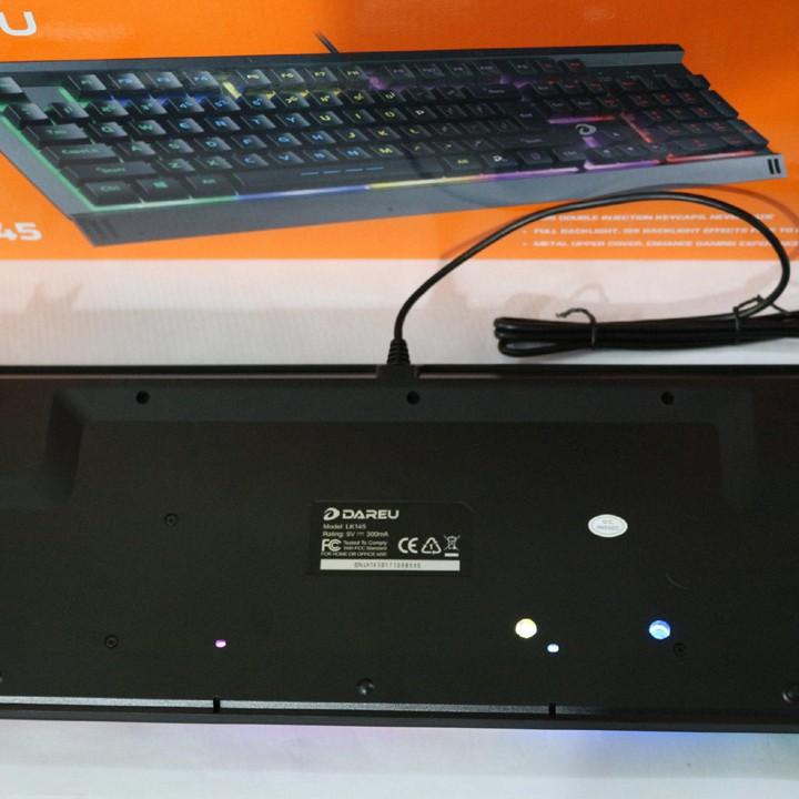 Bà̀n phím gaming giả cơ DareU LK145 chống nước, chống cháy hàng chính hãng
