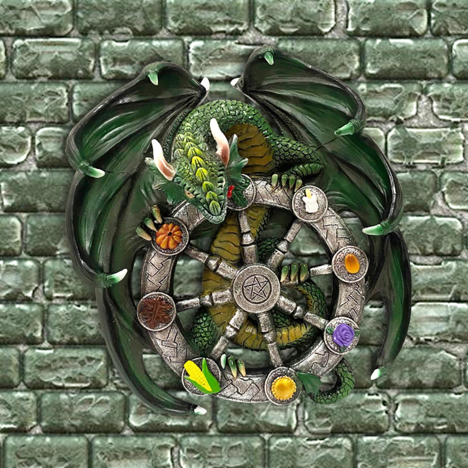 Dragon Sculpture Wall Hanging Decoration Statue Craft Wall