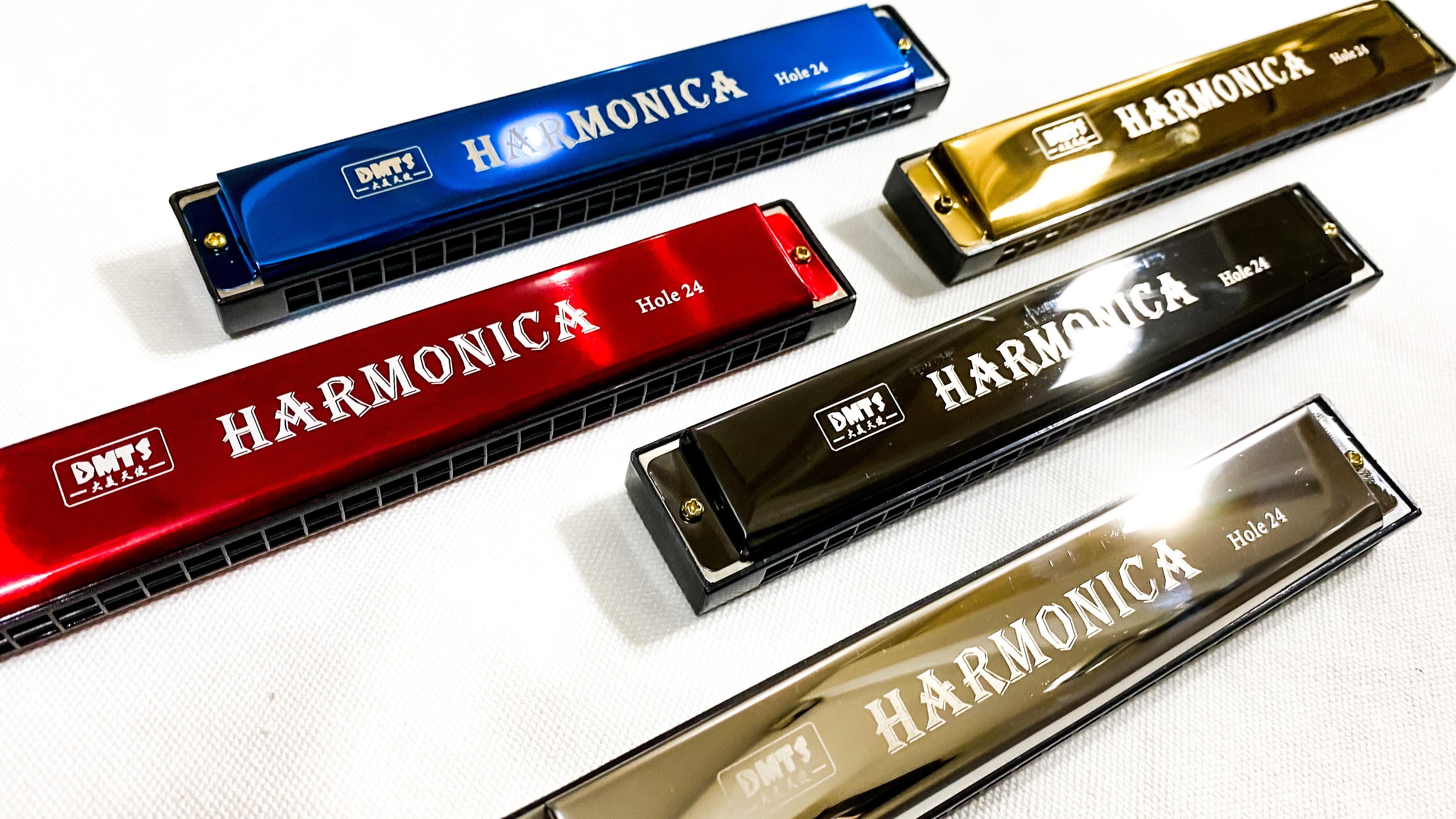 Kèn Harmonica PL 24 Lỗ Đủ Màu