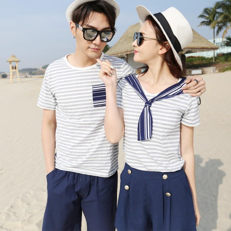 Set đồ đôi nam nữ FREESHIP áo đôi áo cặp COUPLE AV71