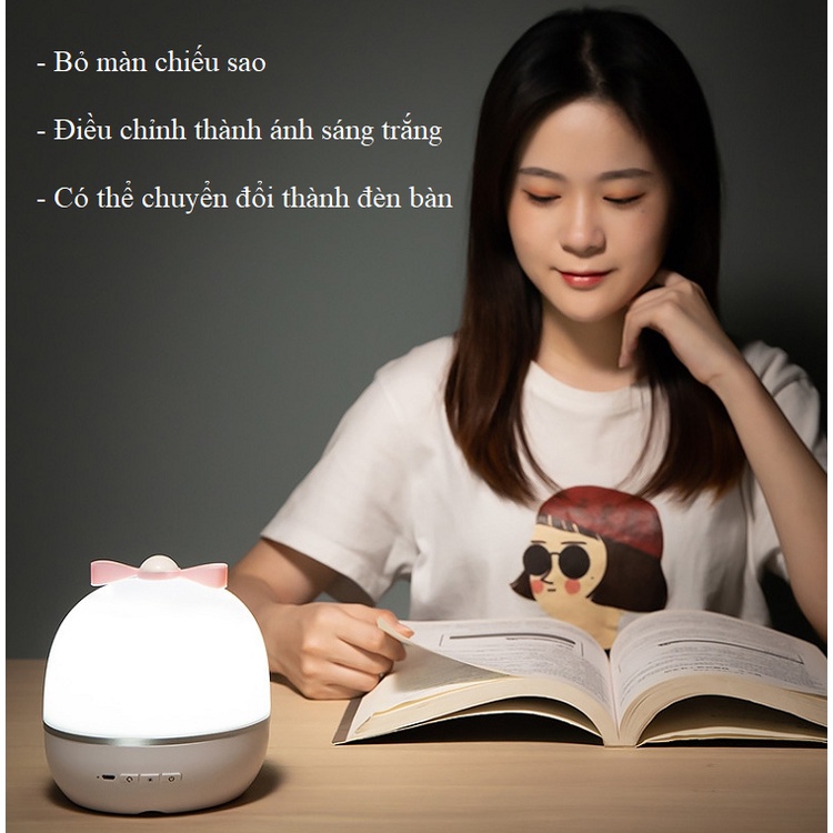 Đồ Trang Trí Phòng Ngủ - Đèn Led Hình Trụ Nghìn Sao WH-E01