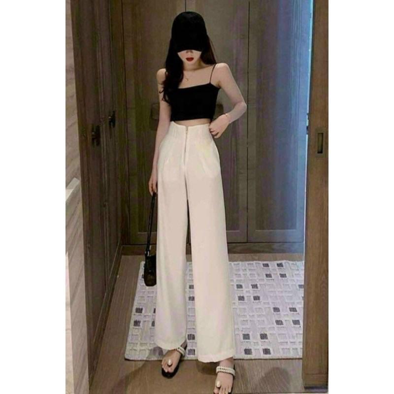 Quần ống suông/ ống loe dây kéo bigsize 50-90kg (M, L, XL, XXL)