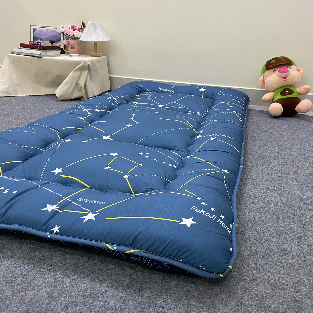 NỆM TRẢI SÀN FUKOJI,TOPPER NỆM,NỆM VĂN PHÒNG KÍCH THƯỚC 1M/1M4/1M6X2M