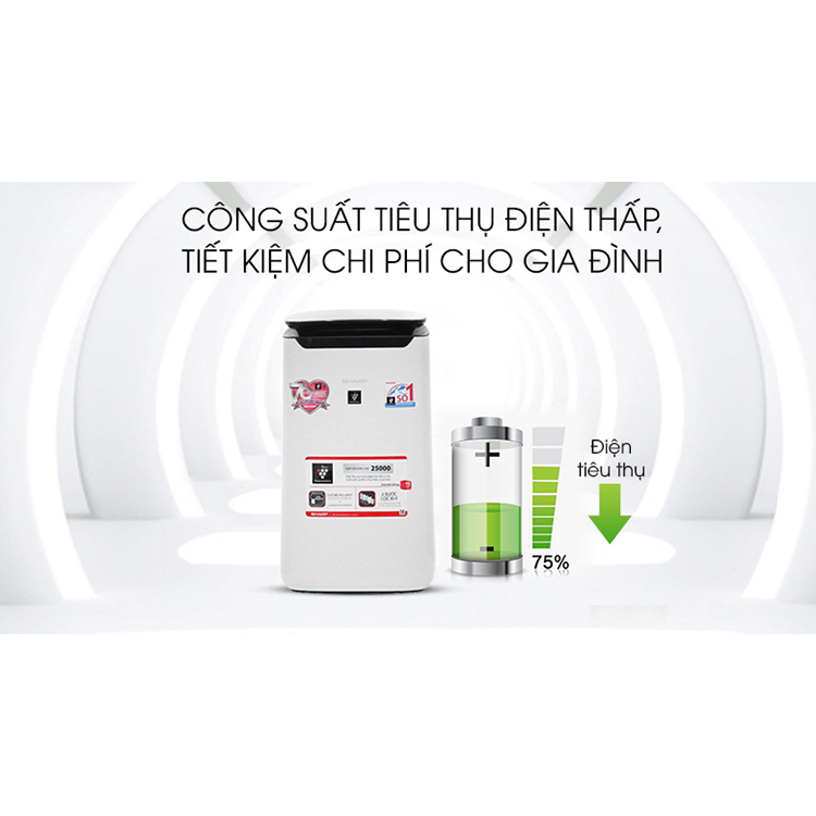 Máy lọc không khí Sharp FP-J60E-W - Hàng chính hãng