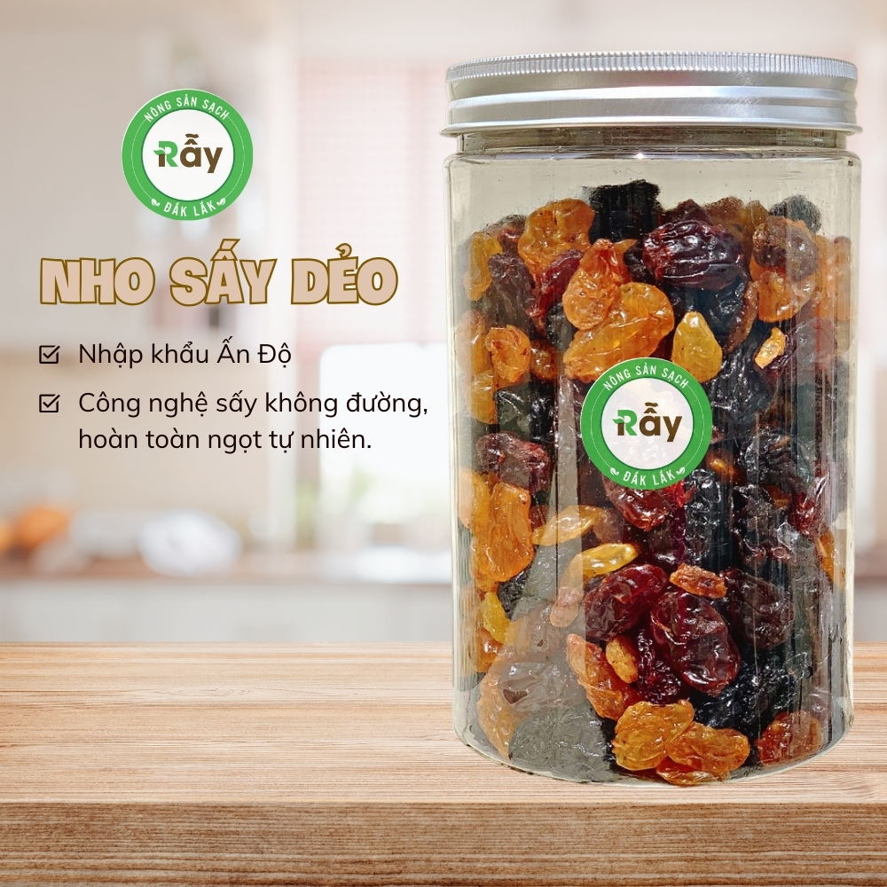 Nho khô Mỹ sấy mọng mixed 3 màu chua ngọt tự nhiên nhập khẩu Mỹ cao cấp