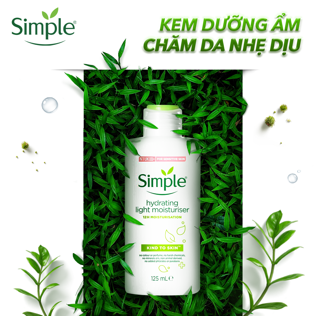 Sữa Dưỡng Da Simple Kind To Skin Hydrating Light Moisturiser 125ml