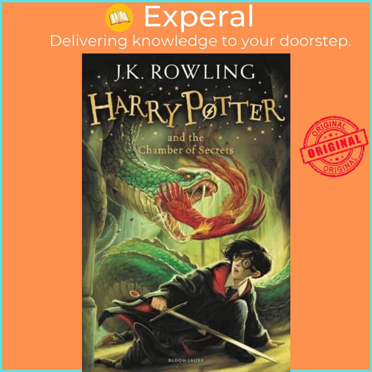 Sách - Harry Potter and the Chamber of Secrets by J. K. Rowling (UK edition, Hardback)
