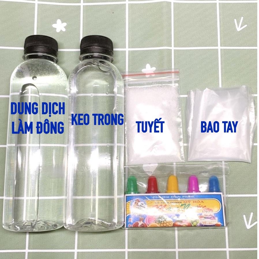 Bộ Kit Làm Slime Cloud Slime - Tặng Kèm Bao Tay - Nguyên Liệu Làm Slime