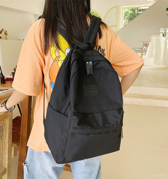 Balo nữ vải dù chống nước đi học phong cách Hàn Quốc