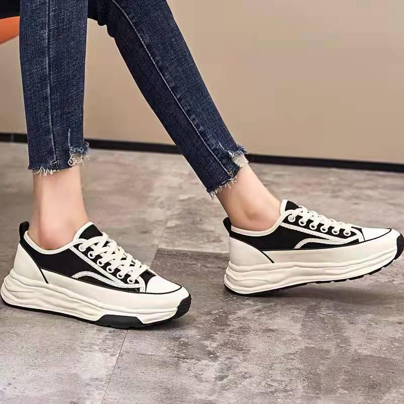 Giày Thể Thao Nữ Độn Đế Giày Sneaker Tăng Chiều Cao , Giày Đế Bằng Cao Cấp Sang Chảnh.