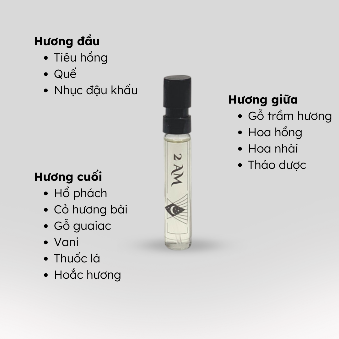 Combo nước hoa Morra 5 chai BST - The Mood 2ml