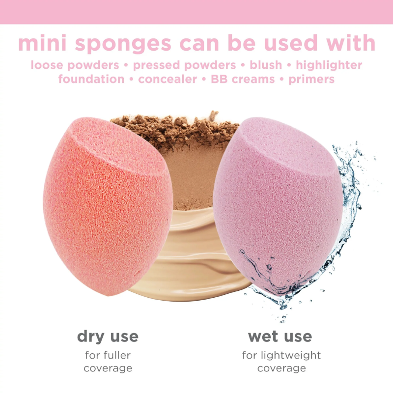 Set 4 bông mút mini Real Techniques 4 mini miracle complexion sponges