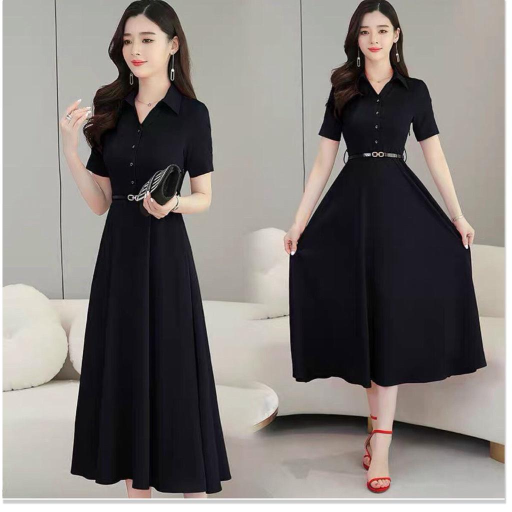 Đầm Cotton lạnh kèm nịt tôn dáng