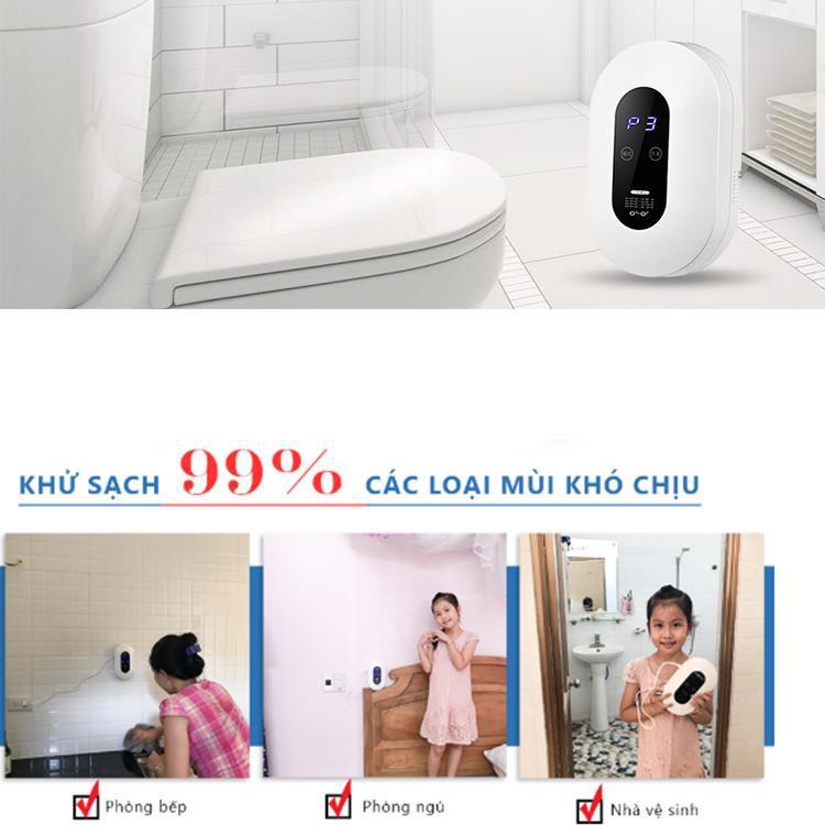 Máy Khử Mùi Mini Đa Năng 4 Chế Độ Công Nghệ Ozone