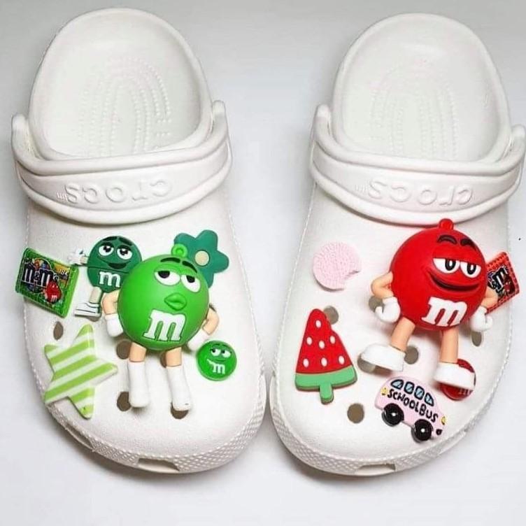 STICKER JIBBITZ gắn dép crocs, sục, dép trẻ em 4D KẸO loại TO/ BIG/ LỚN