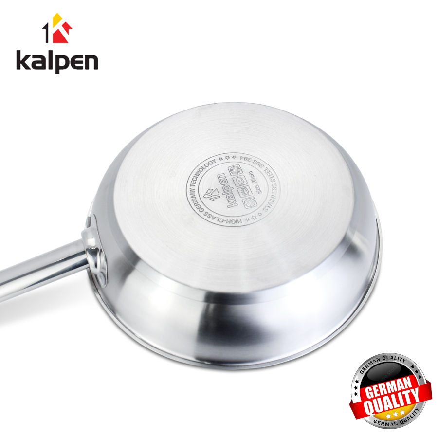 Chảo chống dính Inox 5 lớp Kalpen Lermat chuẩn Đức size 24/26/28cm - Hàng chính hãng