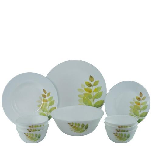 Bộ chén đĩa thủy tinh Diva Ivory A.S 10 món