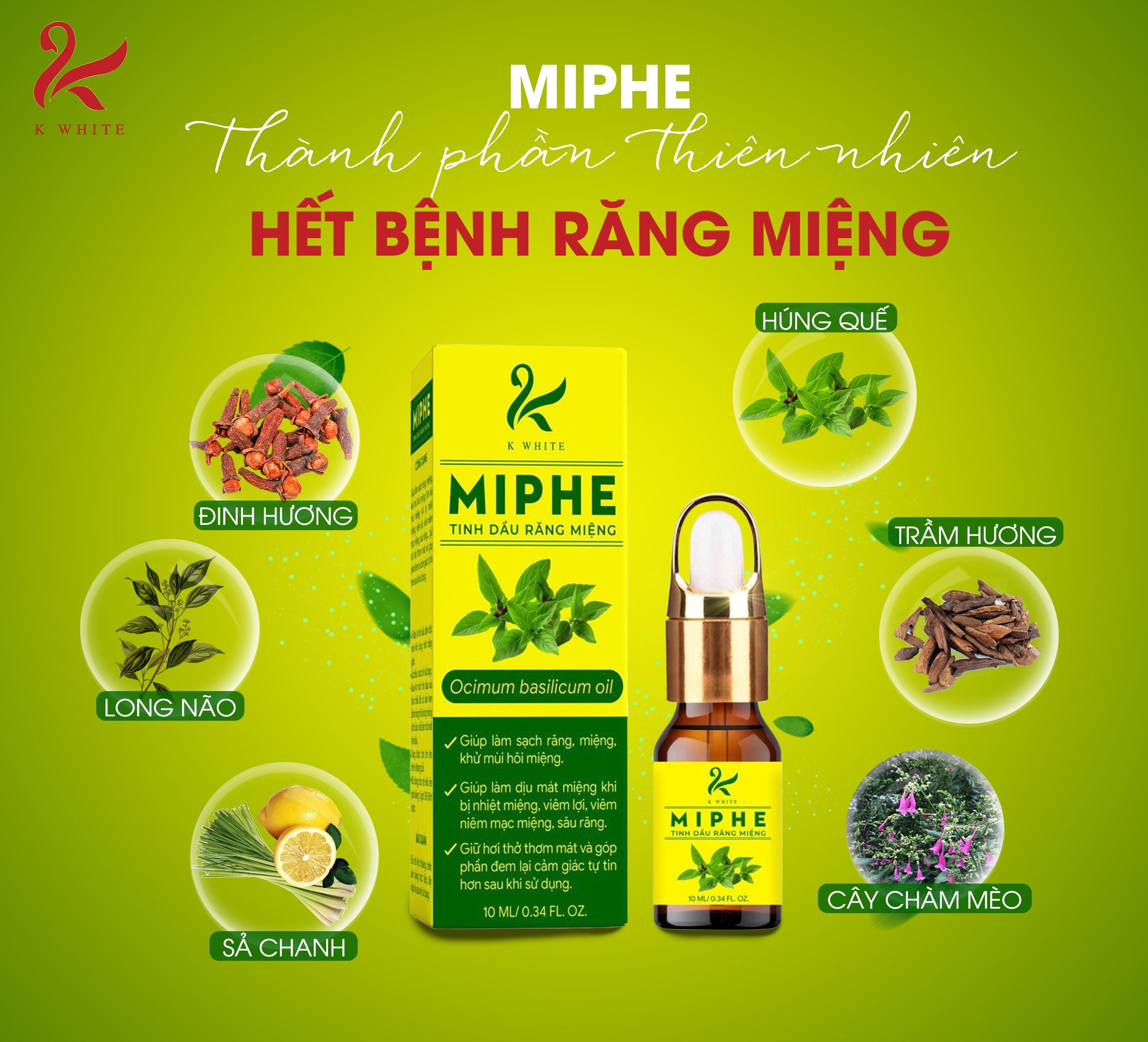 Tinh Dầu Răng Miệng MIPHE